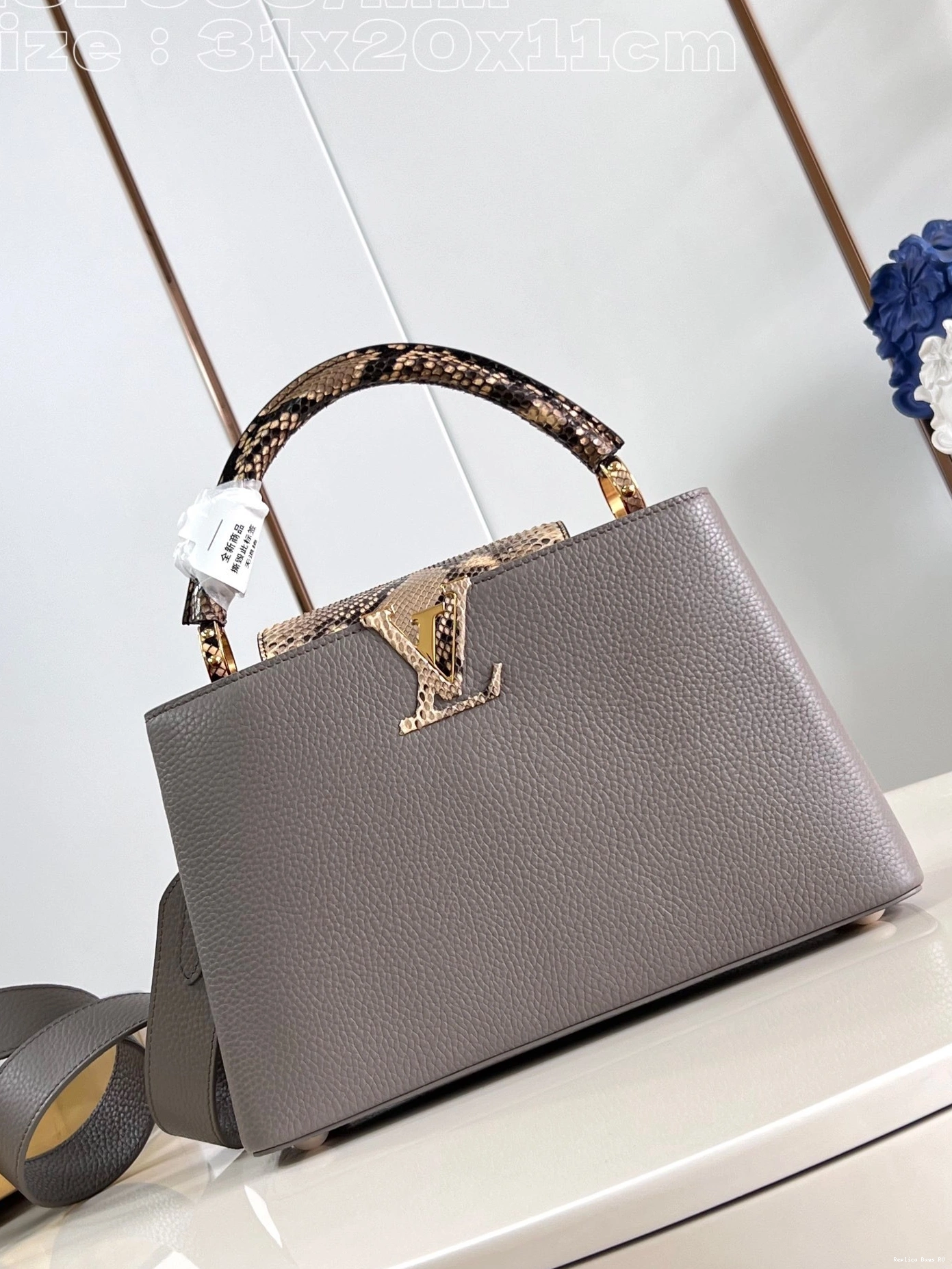 Affordable BB-31.5*20*11CM VUITTON LOUIS CAPUCINES 0728